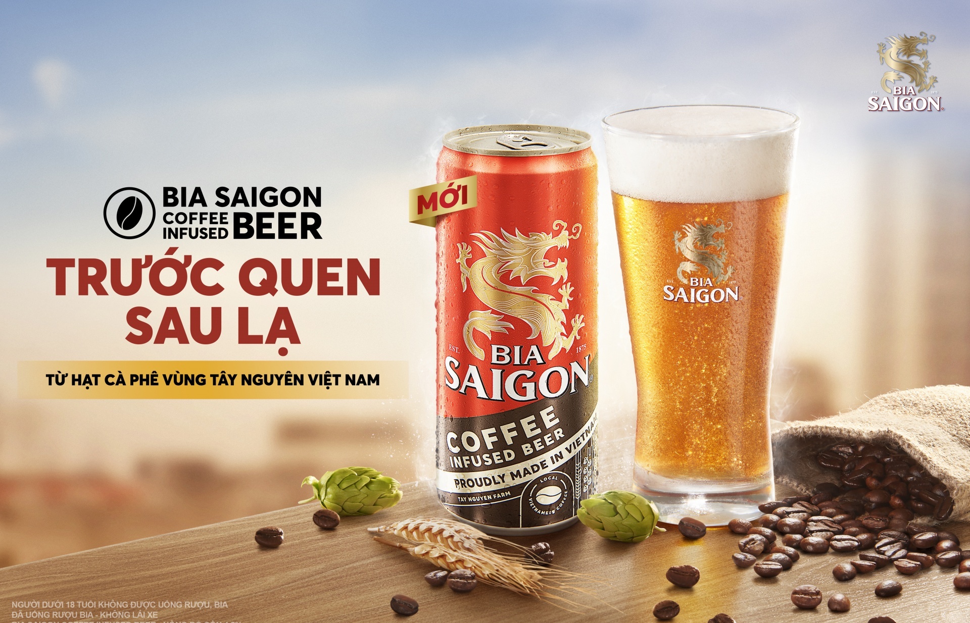 Bia Saigon Coffee-infused Beer offers two great tastes in one
