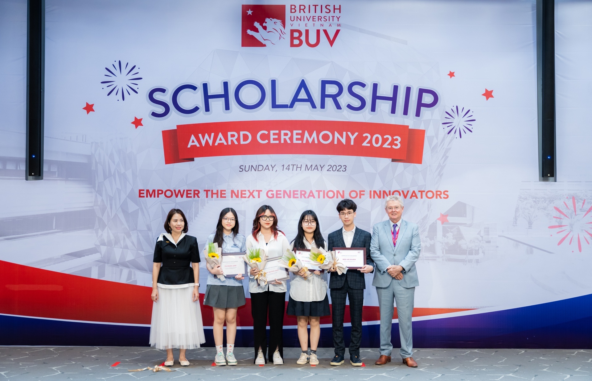 Millions of dollars of BUV scholarships presented to freshers