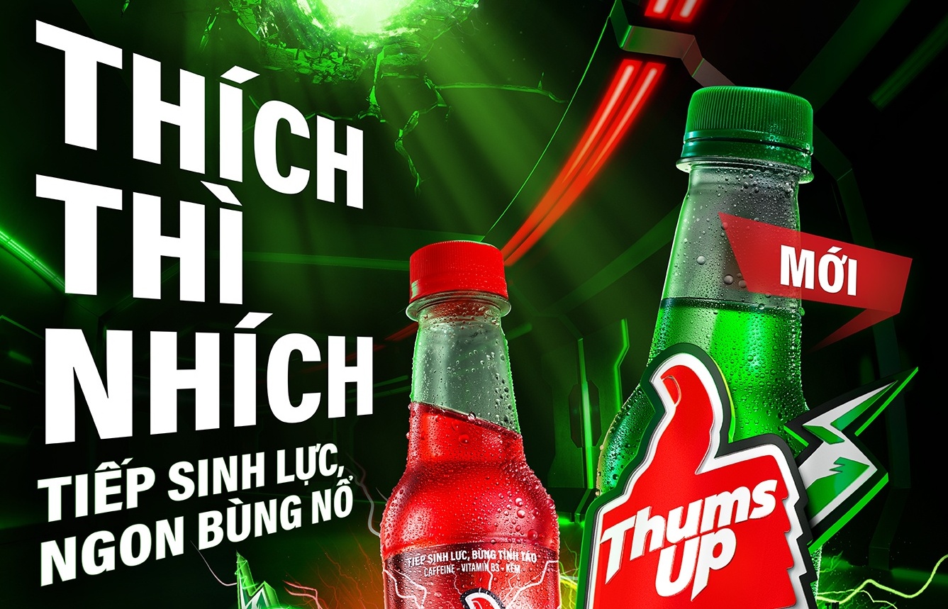 thums up charged is officially launched by coca cola in vietnam