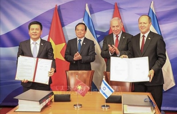 vietnam israel sign free trade agreement