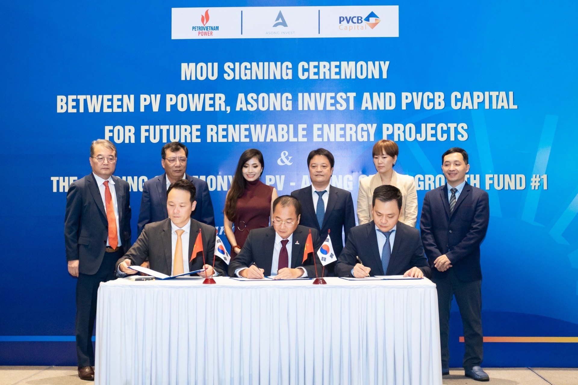 PV Power, Asong Invest, and PVCB Capital sign MoU on green industry