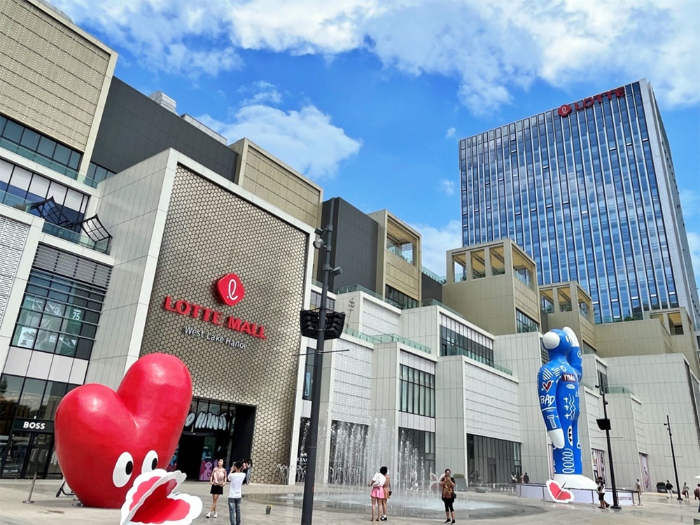 Newly-launched Lotte Mall West Lake Hanoi: first mega commercial complex in Vietnam