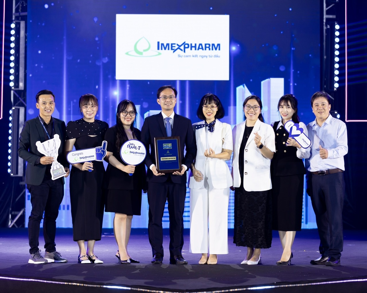 Imexpharm honored as top 5 company with best working environment in Vietnam