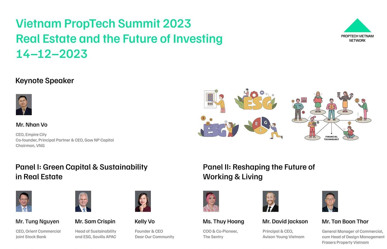 PropTech Vietnam Summit 2023: Real estate and the future of investing