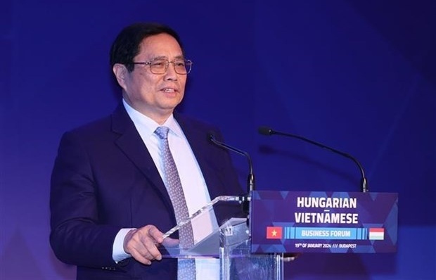 Vietnamese, Hungarian PMs attend business forum