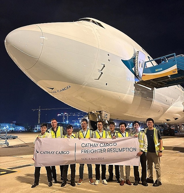 Cathay Cargo resumes freighter service from Ho Chi Minh City