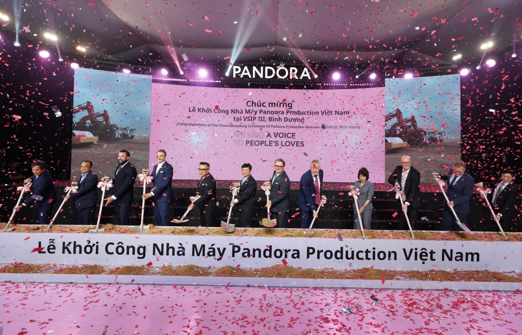 Pandora breaks ground on $150 million factory in Binh Duong province