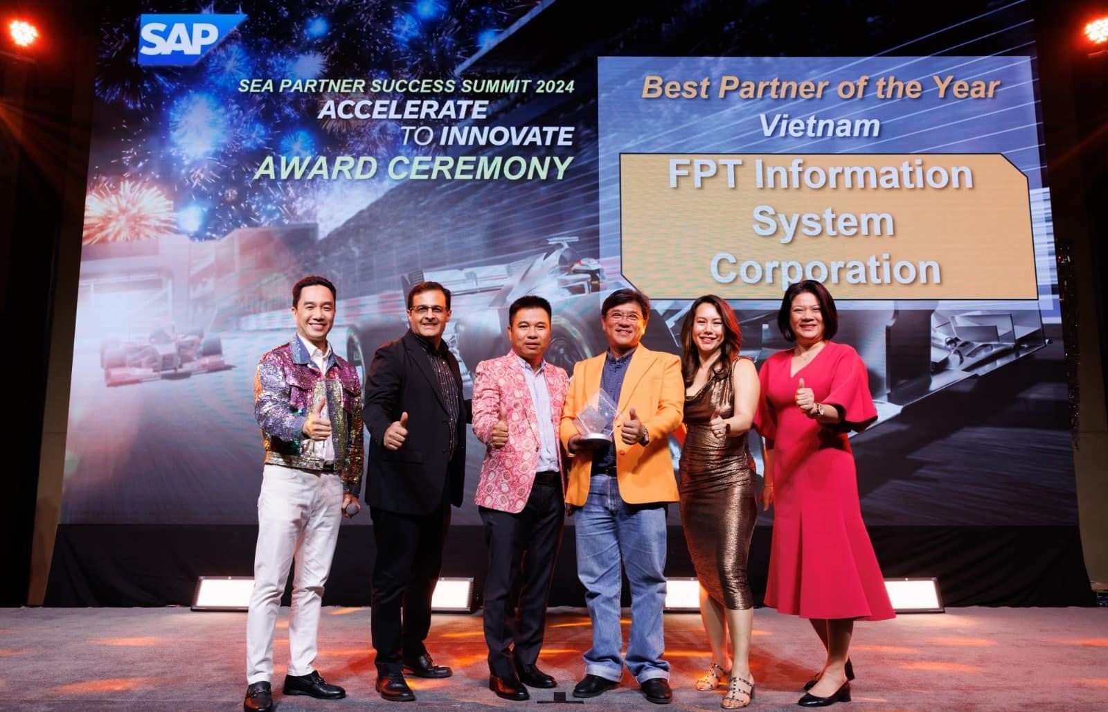 Vietnam's sole representative awarded SAP's Best Partner of the Year