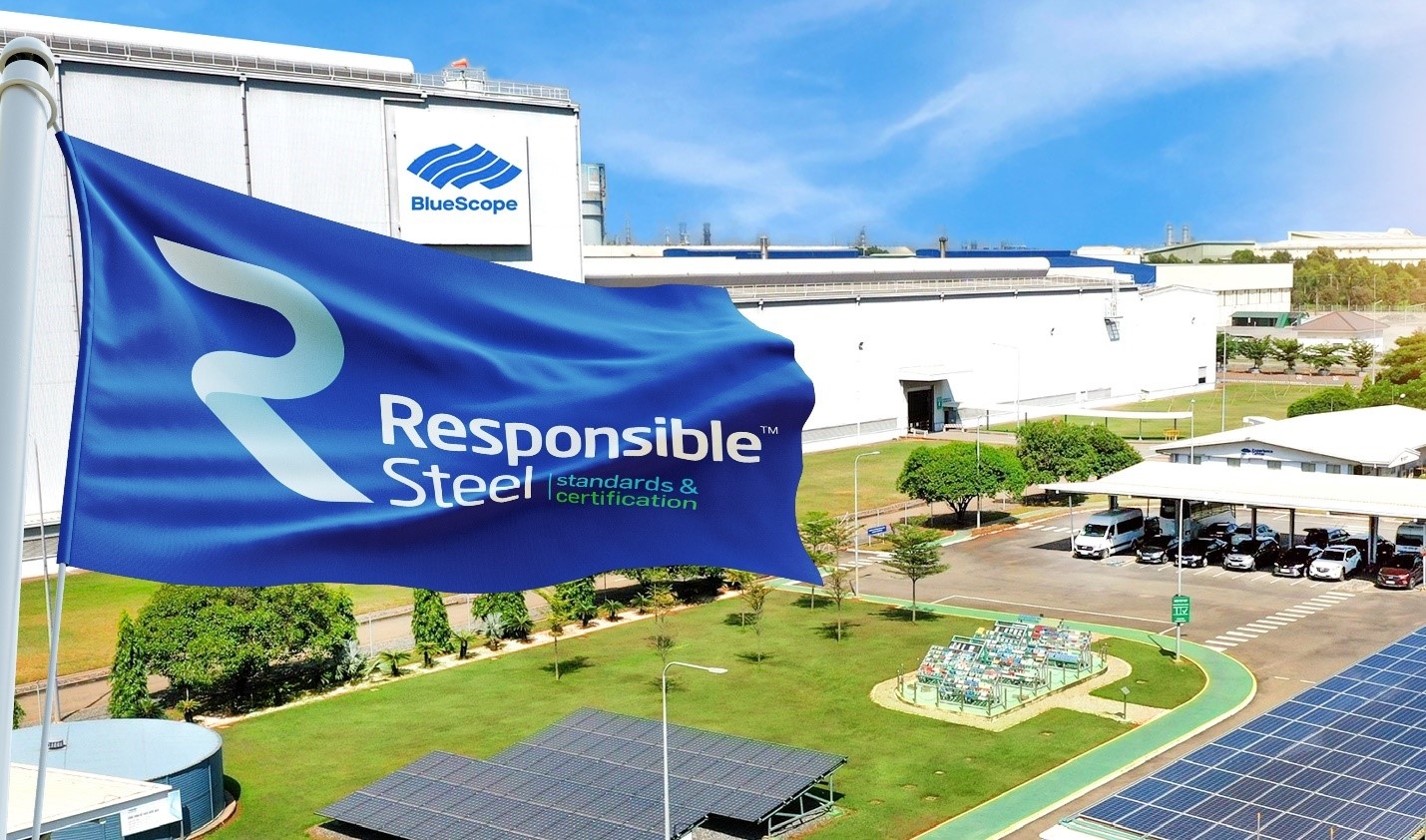 NS BlueScope Vietnam first steel manufacturer in Southeast Asia to achieve ResponsibleSteel™ certificate