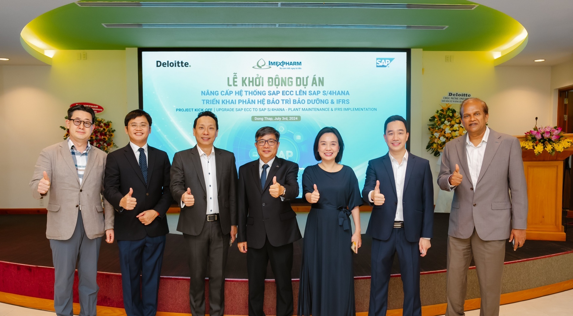 Imexpharm and Deloitte Vietnam launch flagship project on resource management