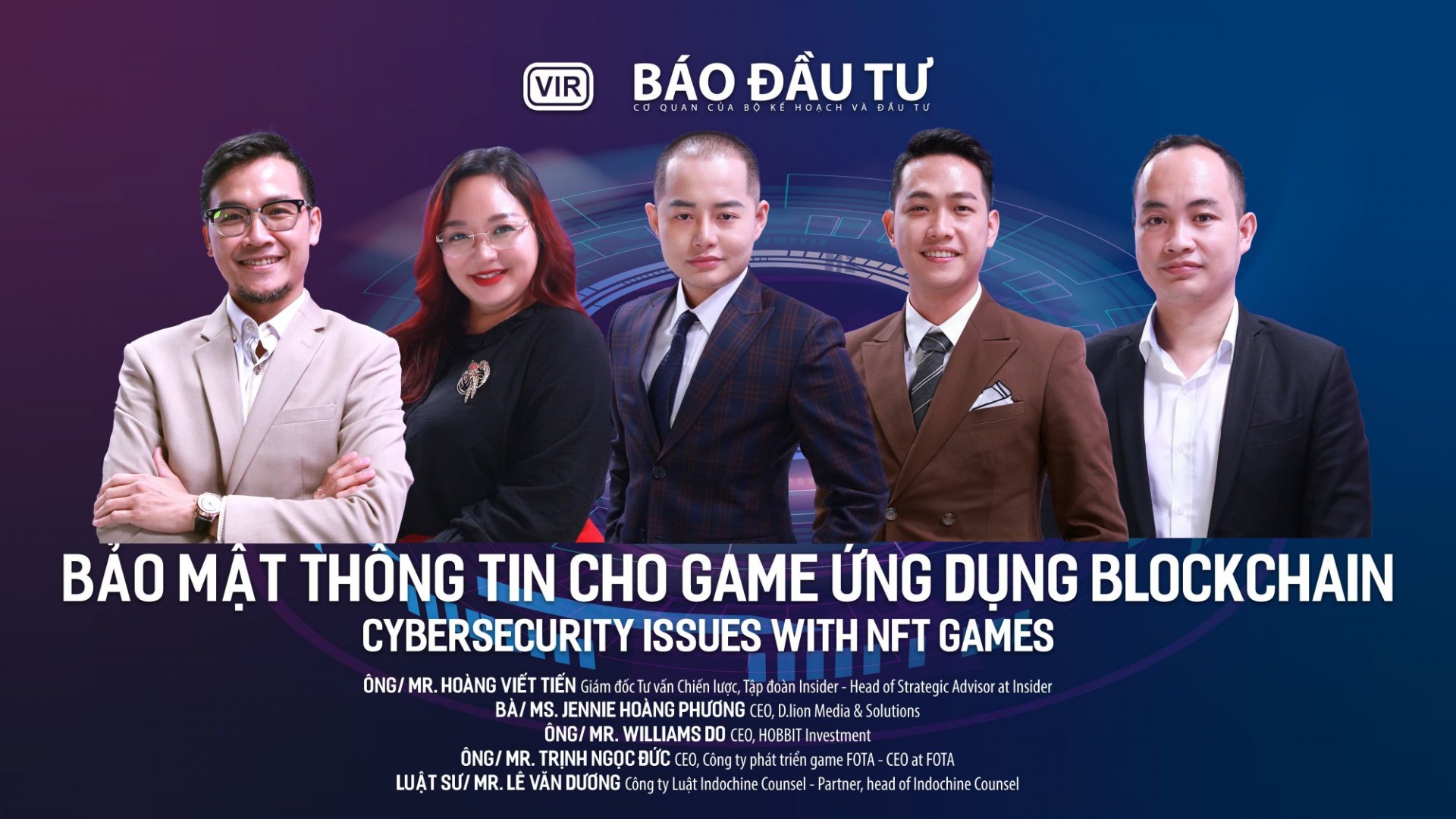 VIR talk show discusses cybersecurity issues surrounding NFT Games