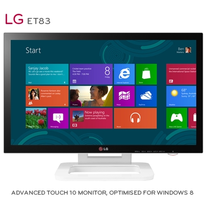 LG unveils advanced touch 10 monitor optimised for Window 8