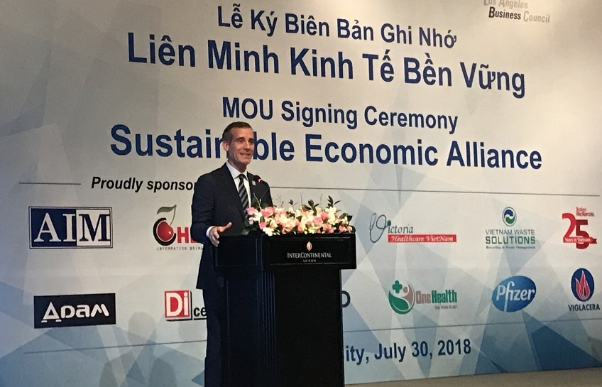Los Angeles and Ho Chi Minh City establish sustainability alliance