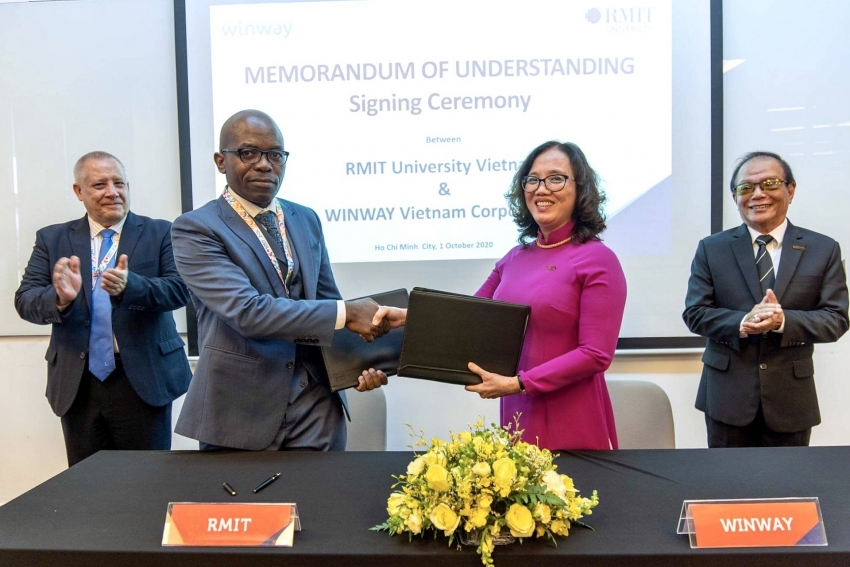 winway travel corporation and rmit sign strategic corporation in education and training