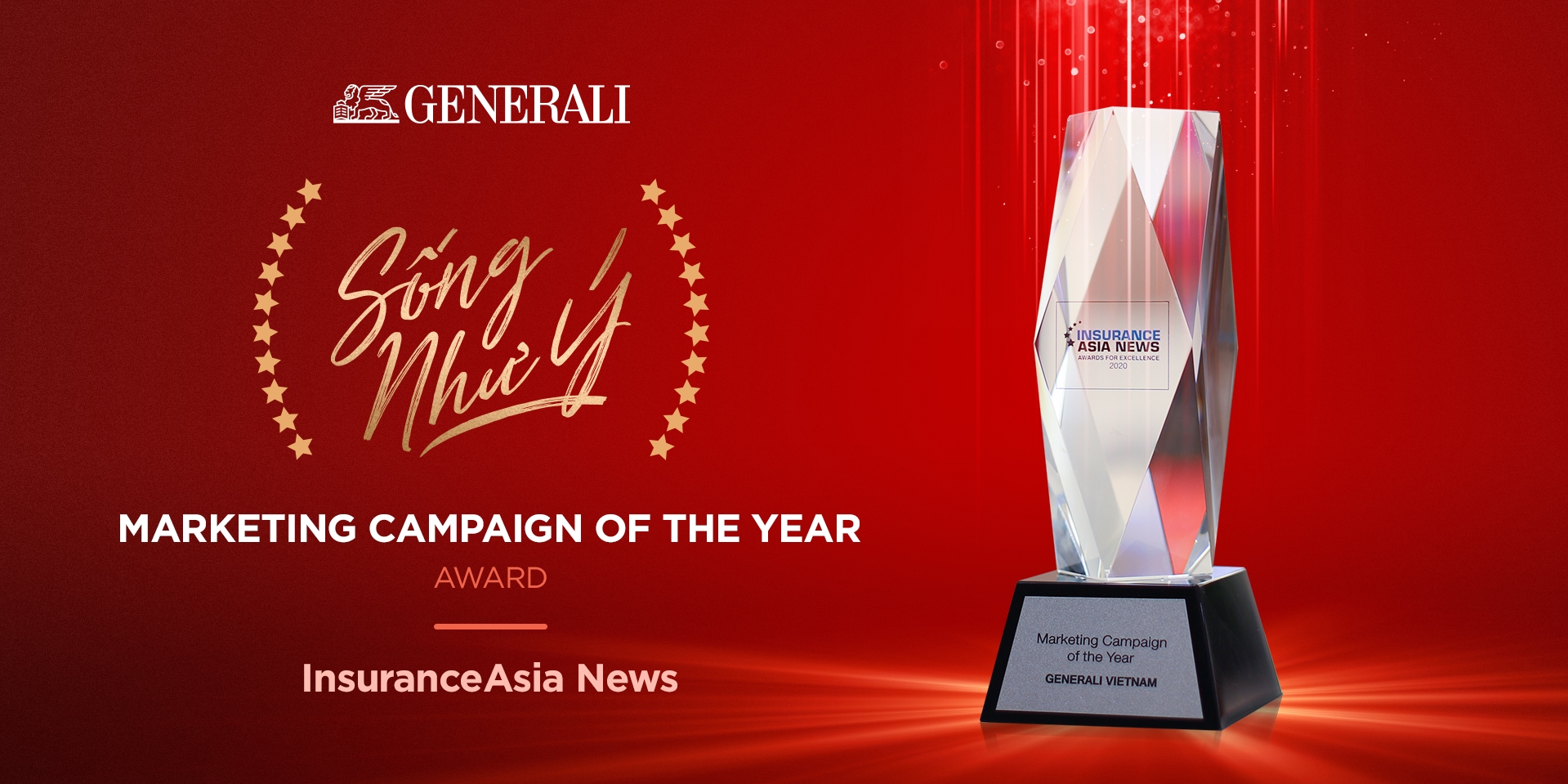 Generali Vietnam's “Song Nhu Y” awarded Marketing Campaign of the Year