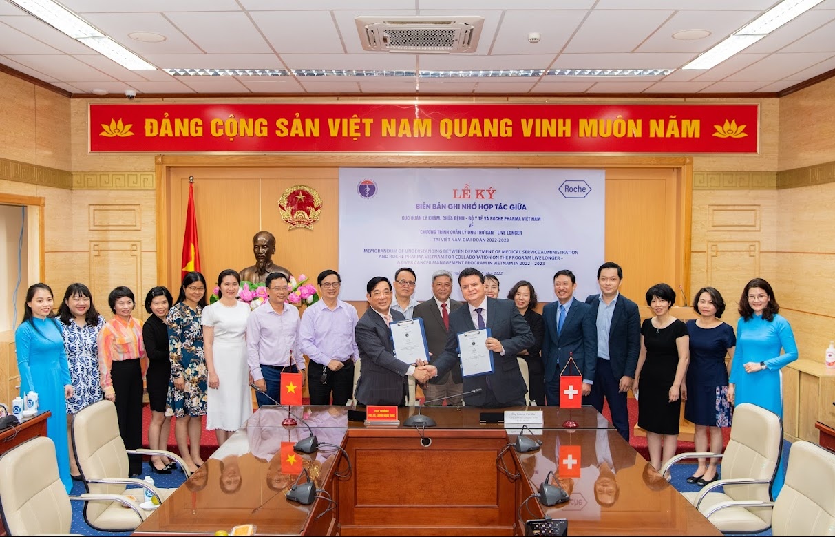Roche Vietnam and Medical Service Administration sign MoU for liver cancer programme