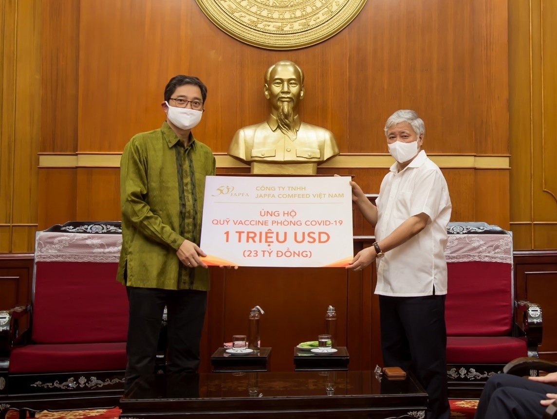 Japfa Vietnam donates $1 million to COVID-19 Vaccine Fund