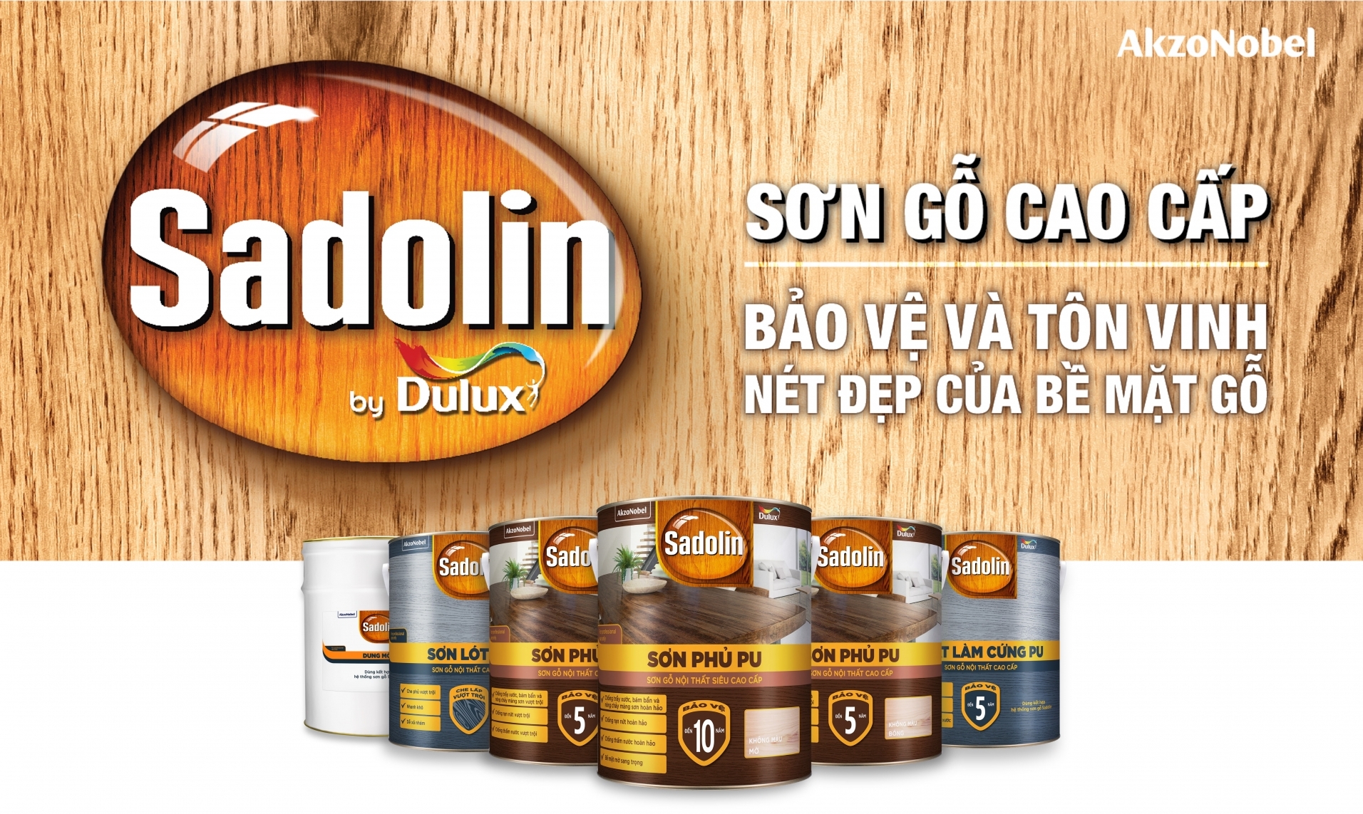 Sadolin from AkzoNobel brings global expert solution to enhance beauty of wood