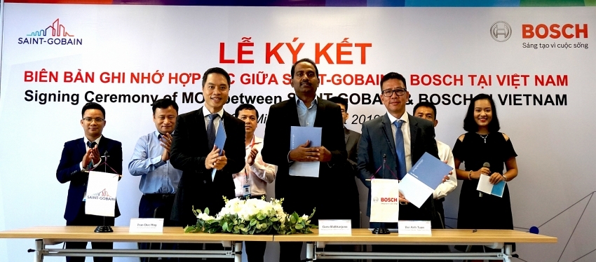 Bosch Vietnam signs partnership to provide power tools to Saint-Gobain