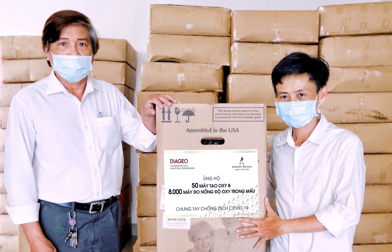 Diageo donates medical devices to support COVID-19 fight in Vietnam