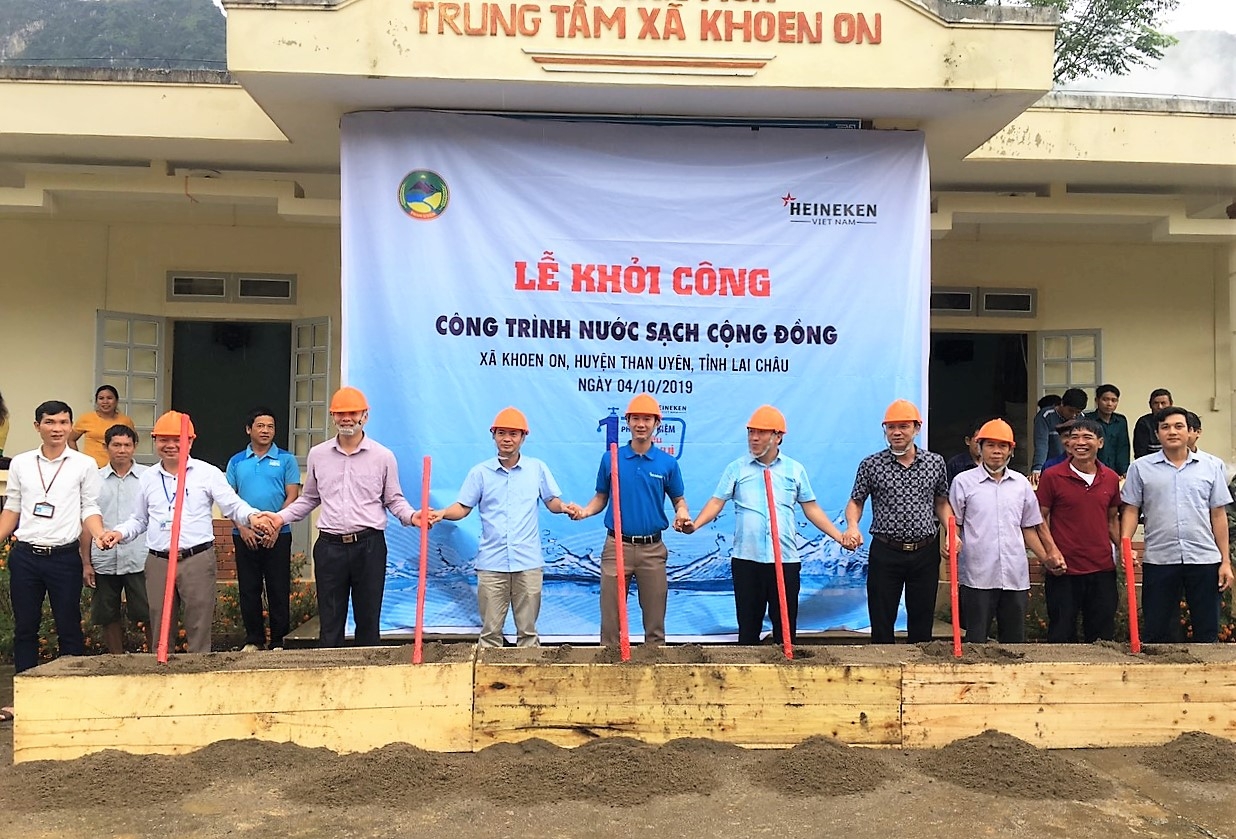 HEINEKEN Vietnam supports clean water supply in Lai Chau province