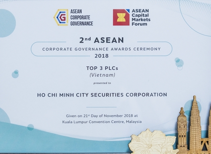 HSC named among top 3 public listed companies in Vietnam in 2018