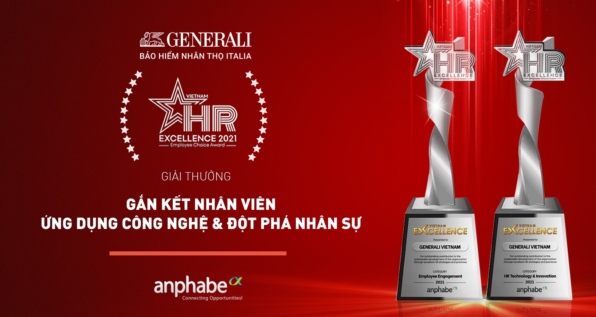 Generali lauded for excellence in people stragegy at Vietnam Excellence 2021