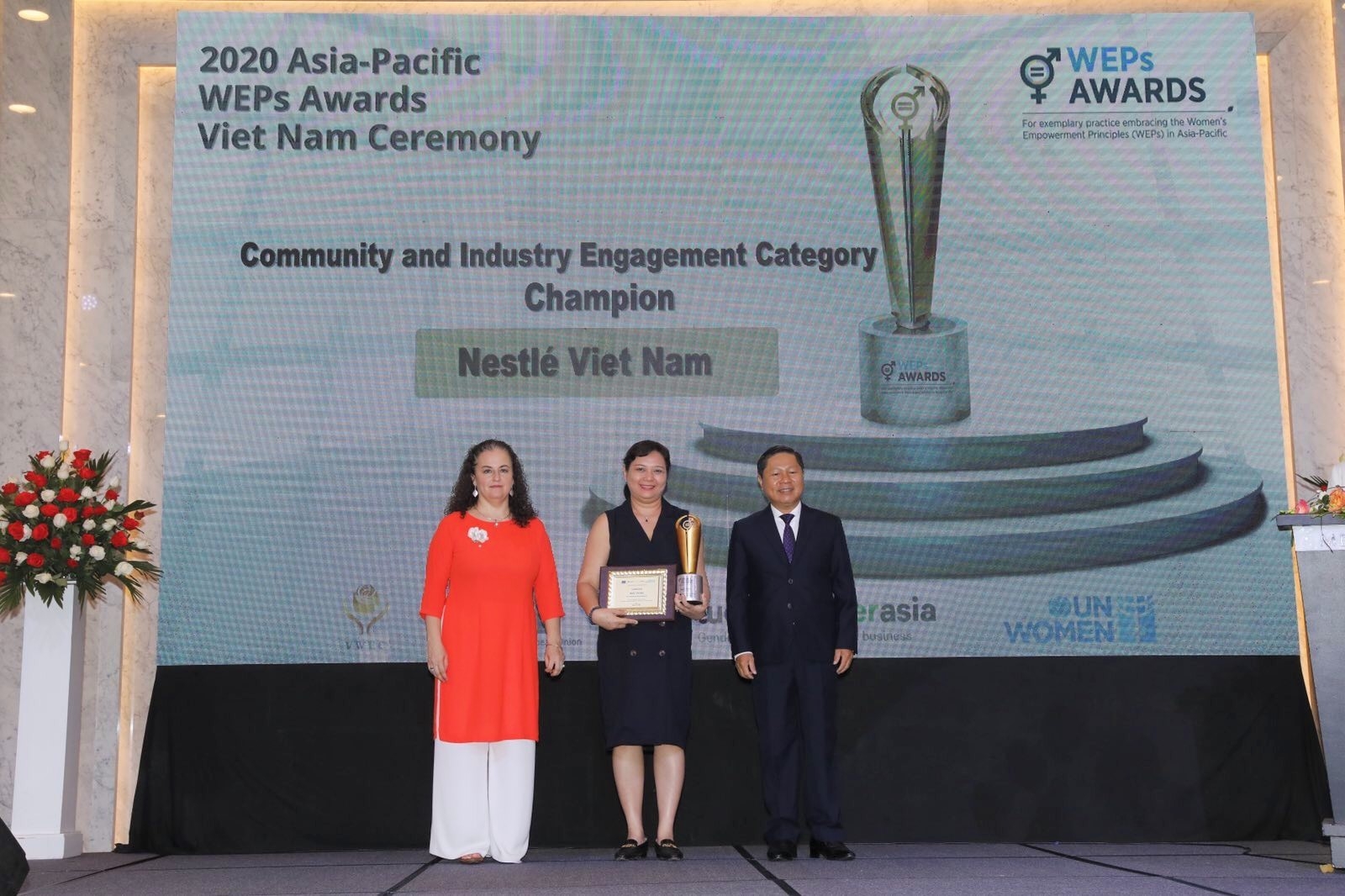 Nestlé Vietnam receives two UN Women awards for advancing gender equality