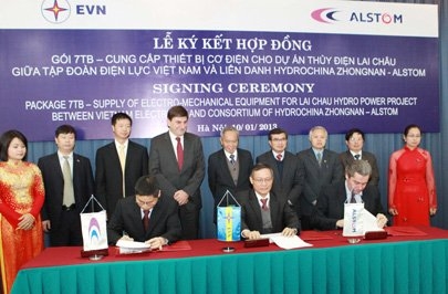 Alstom to make equipment for Lai Chau hydropower plant