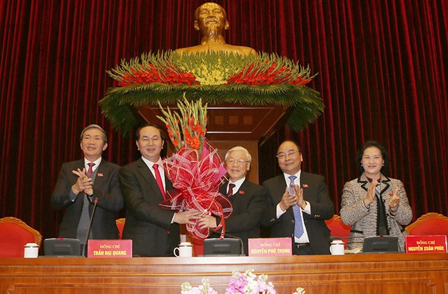 trong re elected as vietnams party general secretary