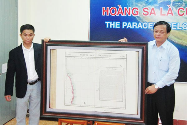 new old map reinforces vn sovereignty over hoang sa