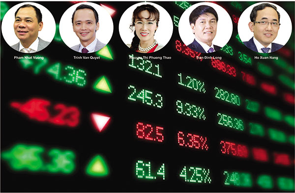 hot bourse plays host to billionaires
