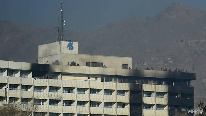 kabul hotel attack toll at least 22 officials