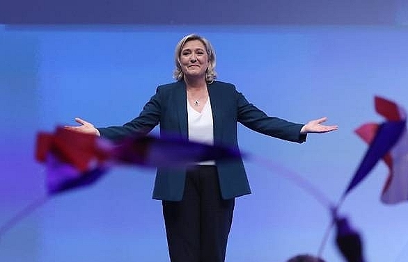 Far-right Le Pen launches European elections campaign