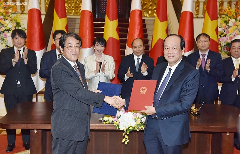 Vietnamese, Japanese Governments sign Exchange of Note