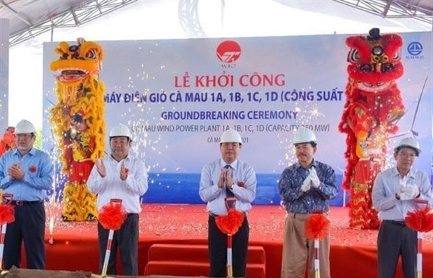 Construction on wind power project begins in Ca Mau