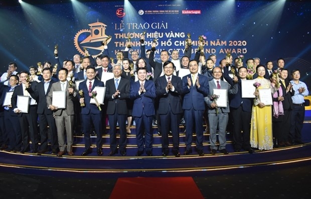 Thirty businesses win HCM City Golden Brand Award