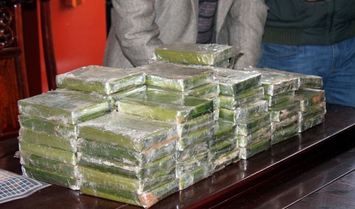 Man caught carrying over 50 kg heroin in car in northern Vietnam