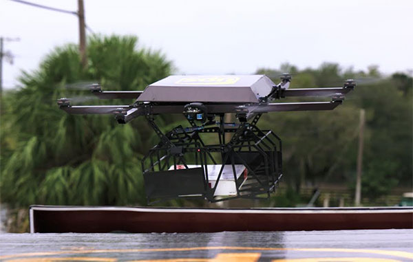 ups tests residential delivery via drone launched from atop package car