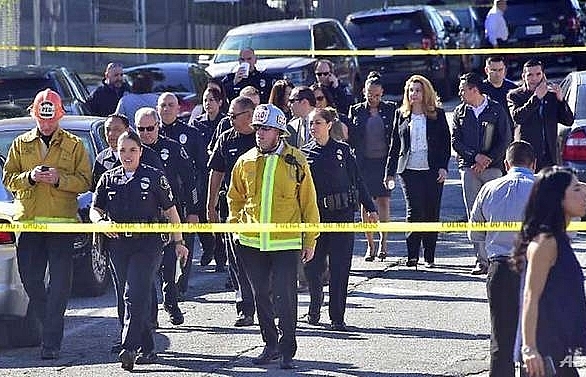 Two students wounded in LA school shooting
