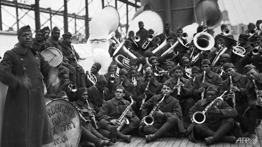 100 years ago today jazz broke loose in europe