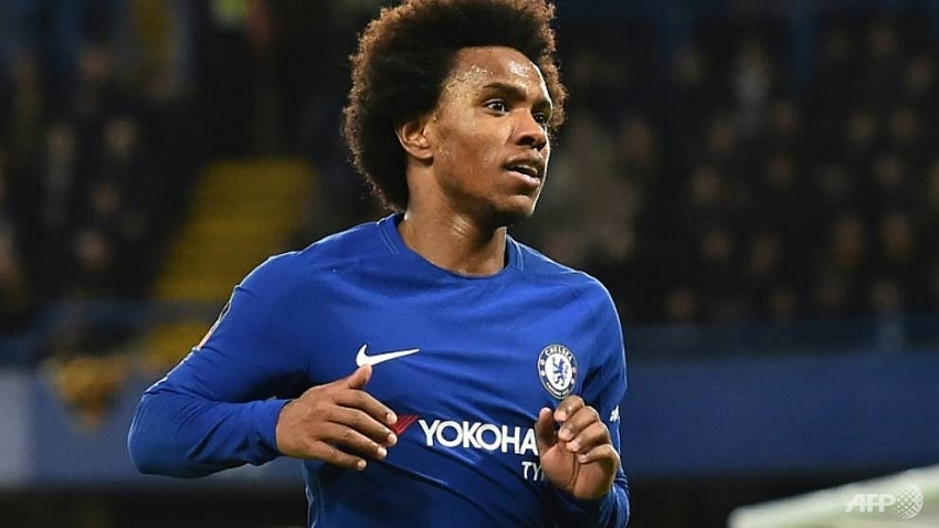 chelsea readied for barca test as willian leads rout of hull