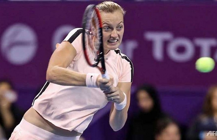 Kvitova takes Qatar title and heads back into top 10