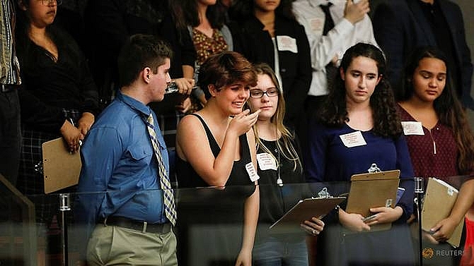 students turn up heat on trump lawmakers over gun control
