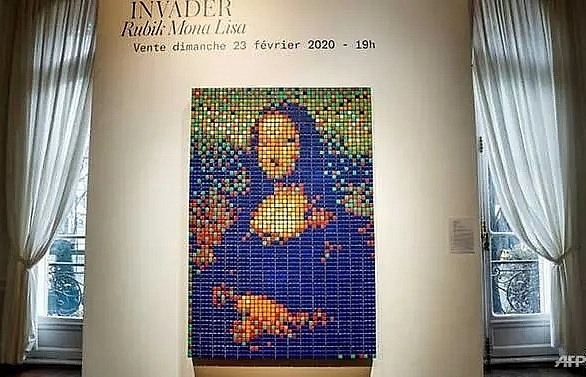 Rubik's Cube Mona Lisa fetches US$521,000 at Paris auction