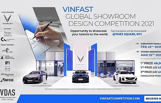 Vinfast seeks excellent designs for its global showrooms