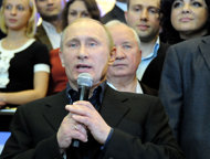 Putin wins Kremlin in disputed Russia polls