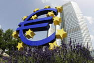 ECB on hold as debt storms calm