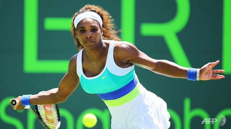Murray, Serena advance at Miami