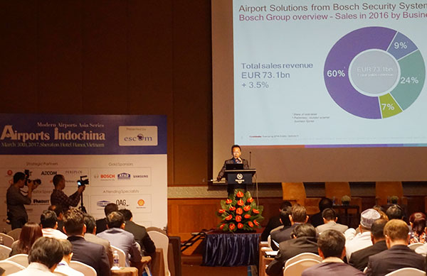 Bosch Security Systems introduces intelligent solutions at Airports Indochina Conference 2017
